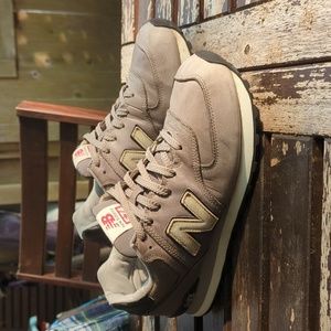 New balance 574 - grey all leather (US 11)